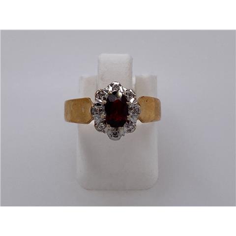 Garnet and Diamond cluster