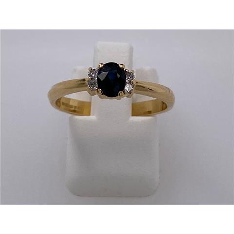 Sapphire and Diamond Ring