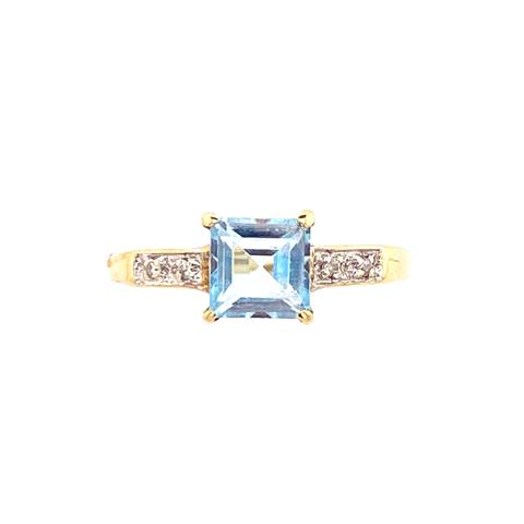 Sky Blue Topaz Ring