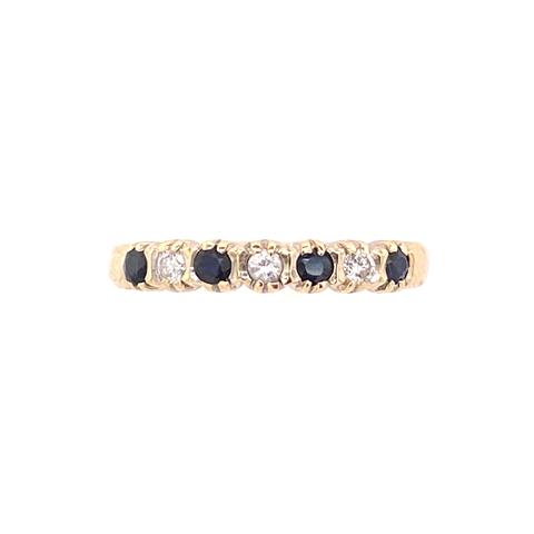 Sapphire and Diamond Eternity Ring