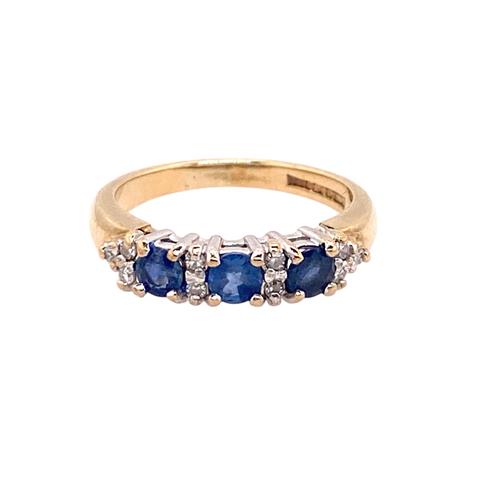 Victorian Sapphire Band