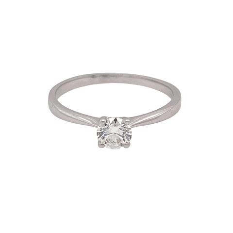 White Gold Solitaire