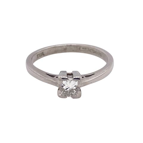 Platinum Princess Cut Solitaire