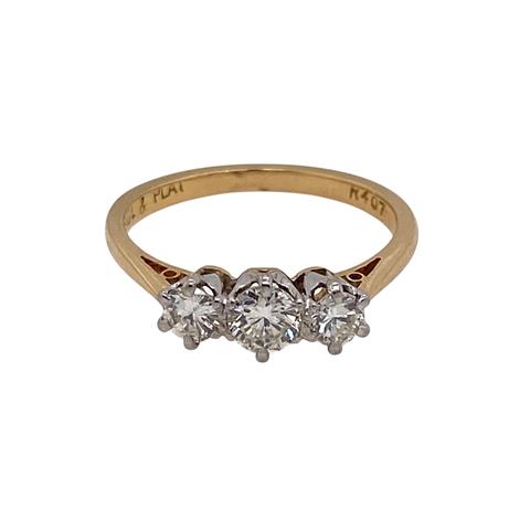 Platinum and 18ct Trilogy