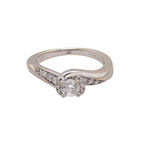 White Gold Diamond Ring