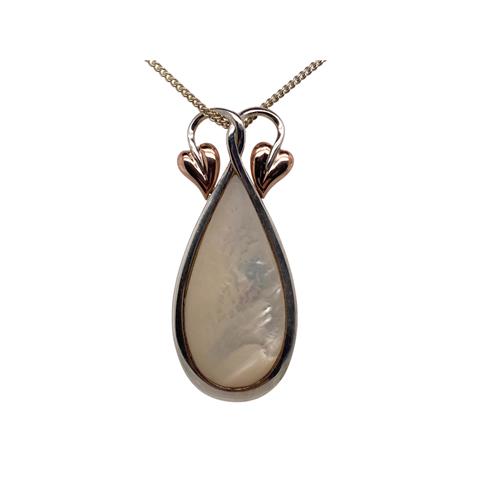 Sterling Silver and Clogau Golf MOP Pendant