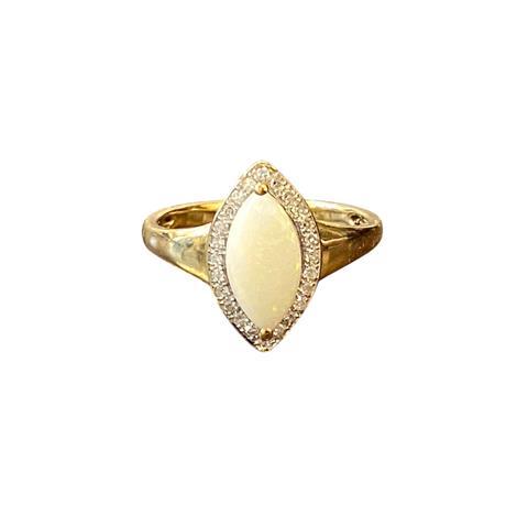 Opal Cluster Ring