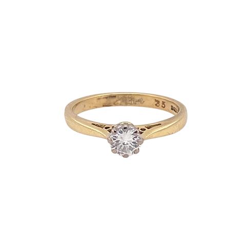 0.25cts Solitaire Diamond - 18ct. gold