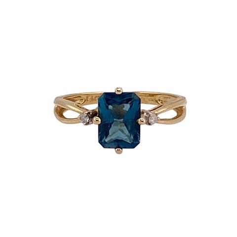 London Blue Topaz Ring