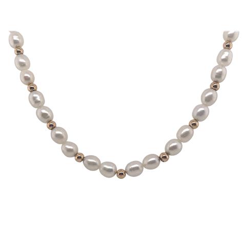 Pearl and Gold Necklace